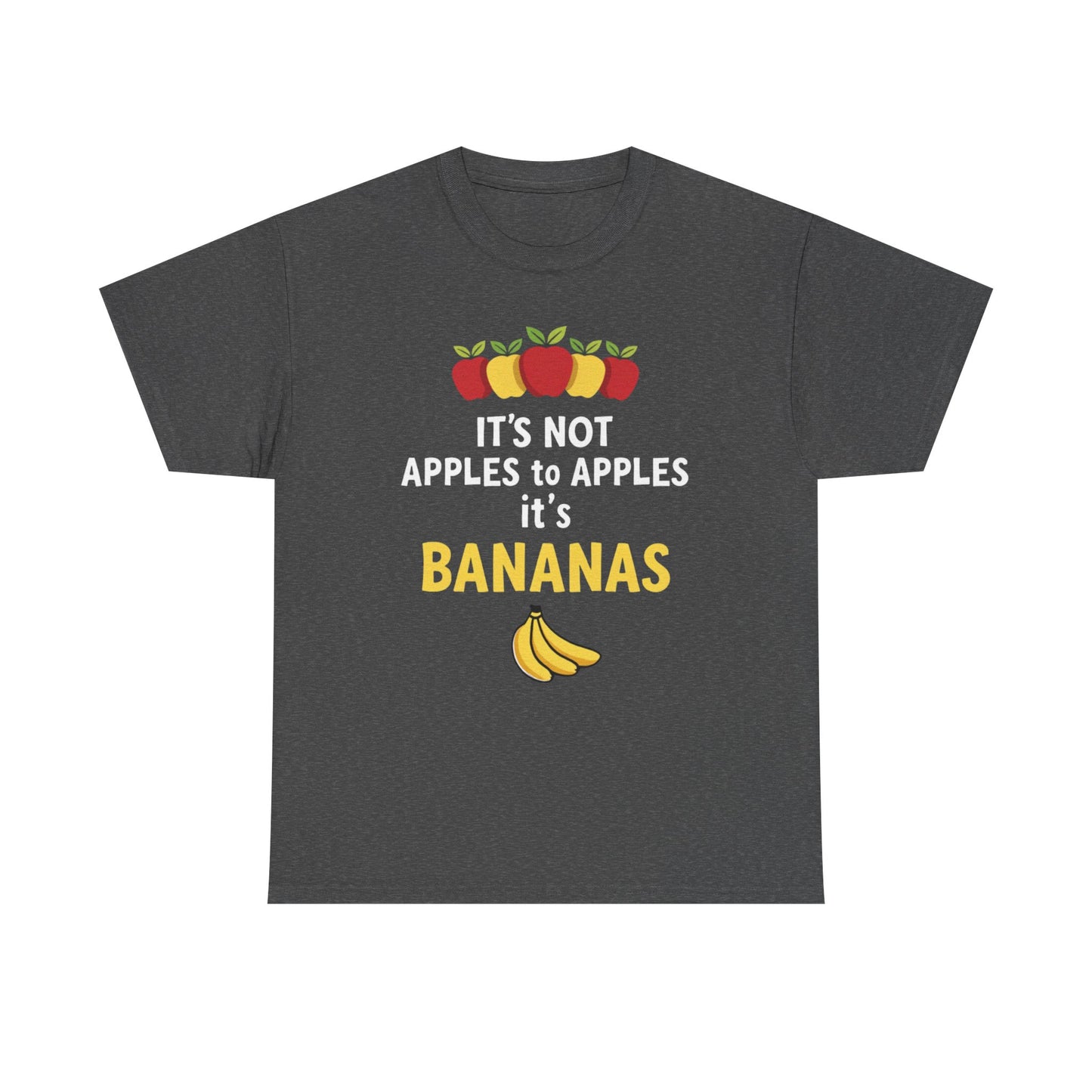 Funny Banana T-Shirt: It's Not Apples to Apples, Cute Graphic Tee for Food Lovers, Gift for Birthdays, Casual Wear, Humor Shirt - Psychonaut Swag