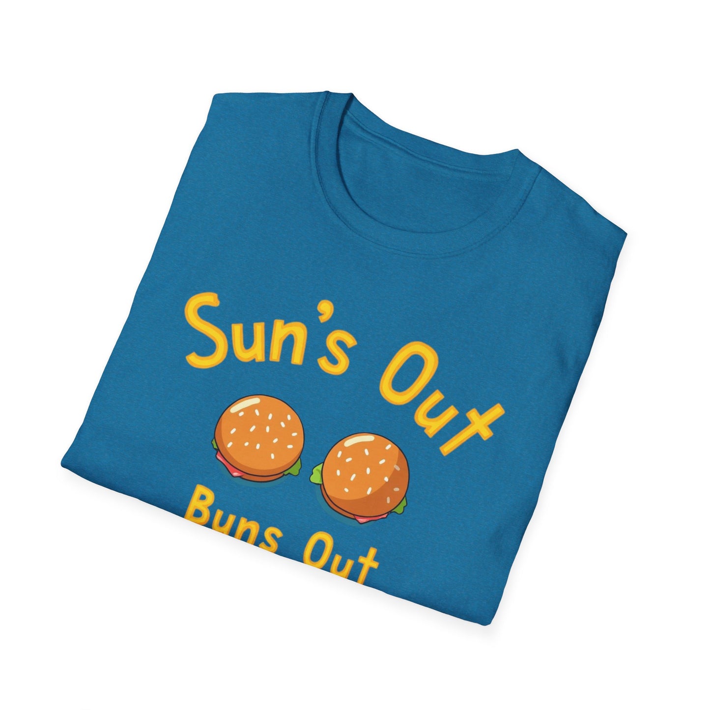 Sun's Out Buns Out, Sunny Vibes T-Shirt - Funny Summer Tee for Beach Days, BBQs, Pool Parties, Birthday Gifts, Vacation Wear - Psychonaut Swag