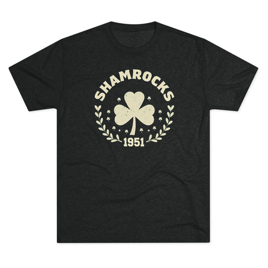 Shamrocks 1951 Crew Tee — Vintage St. Patrick’s Day Clover T-Shirt