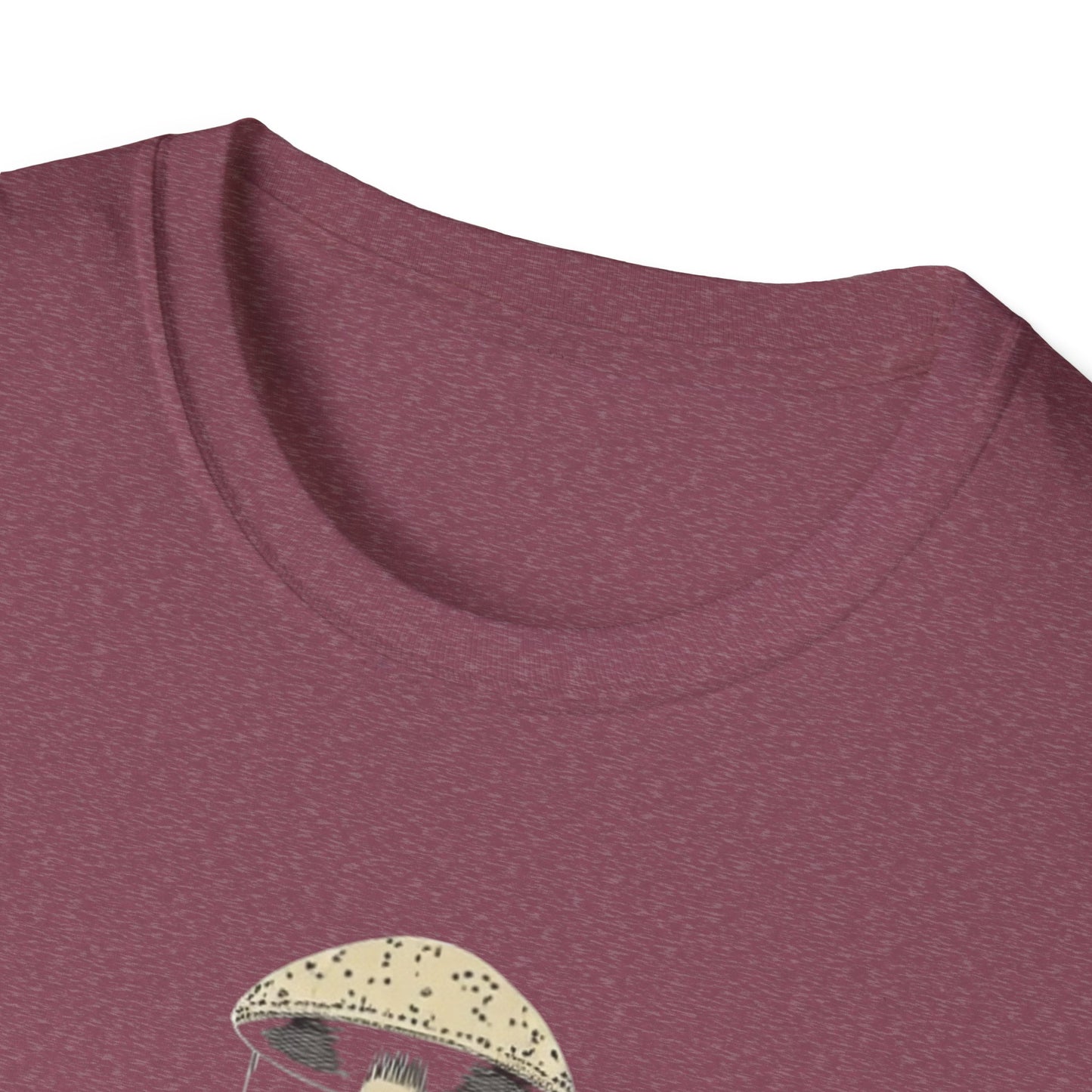 Ego Death Club Mushroom, T-Shirt, Unisex Softstyle Tee, Casual Wear, Gift for Friends, Unique Graphic Shirt