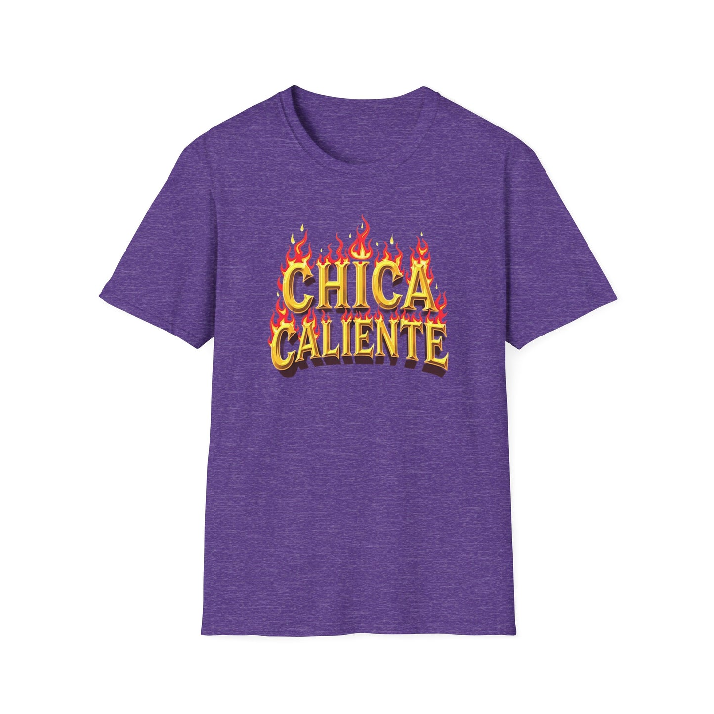 Hot Chick, Flame T-Shirt, Trendy Graphic Tee, Chica Caliente Shirt, Gift for Her, Summer Fashion, Casual Style - Psychonaut Swag