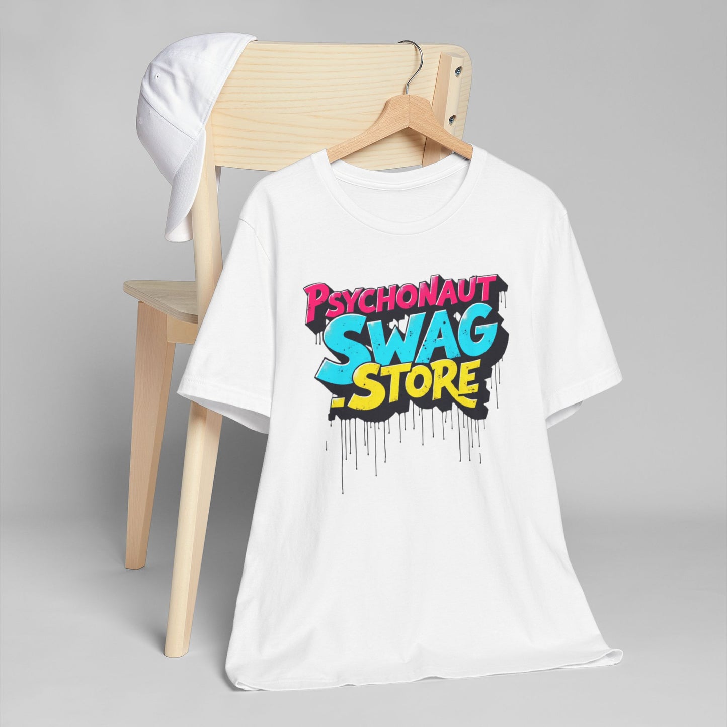 Psychonaut Swag Store Graphic Tee, Casual Streetwear, Cool Gift, Festival Fashion, Vintage Style, Unisex T-Shirt - Psychonaut Swag