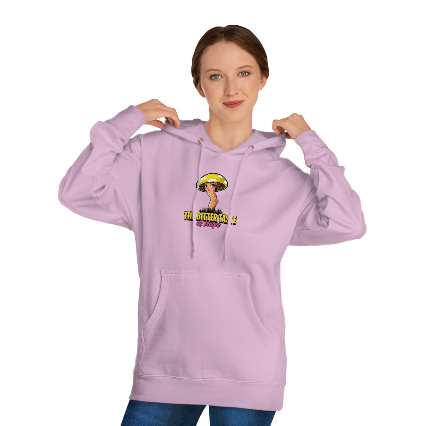 Hooded Sweatshirt: Bite Back Shroom Design - Psychonaut Swag
