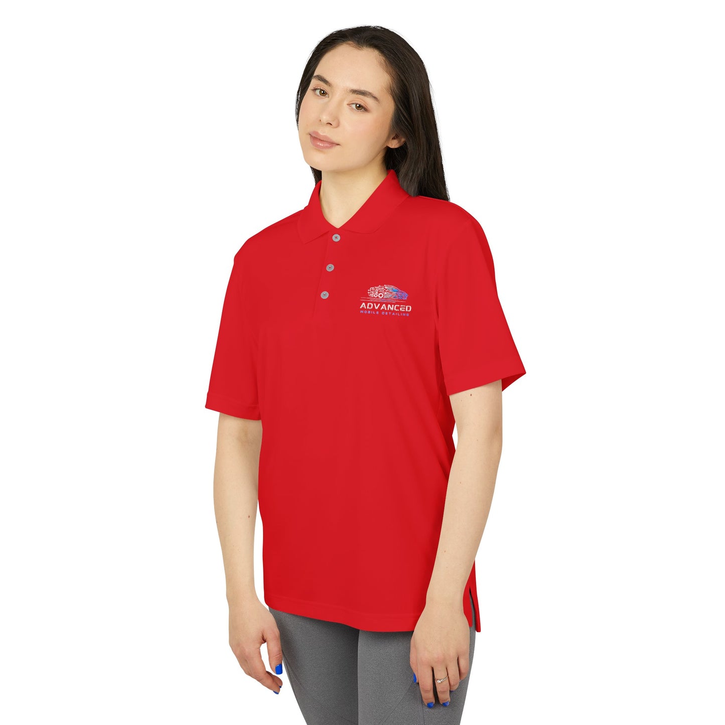 Advanced Mobile, adidasPolo, Athletic Wear, Casual Outing, Sports Gift, Summer Apparel, Team Uniform, Comfortable Fit