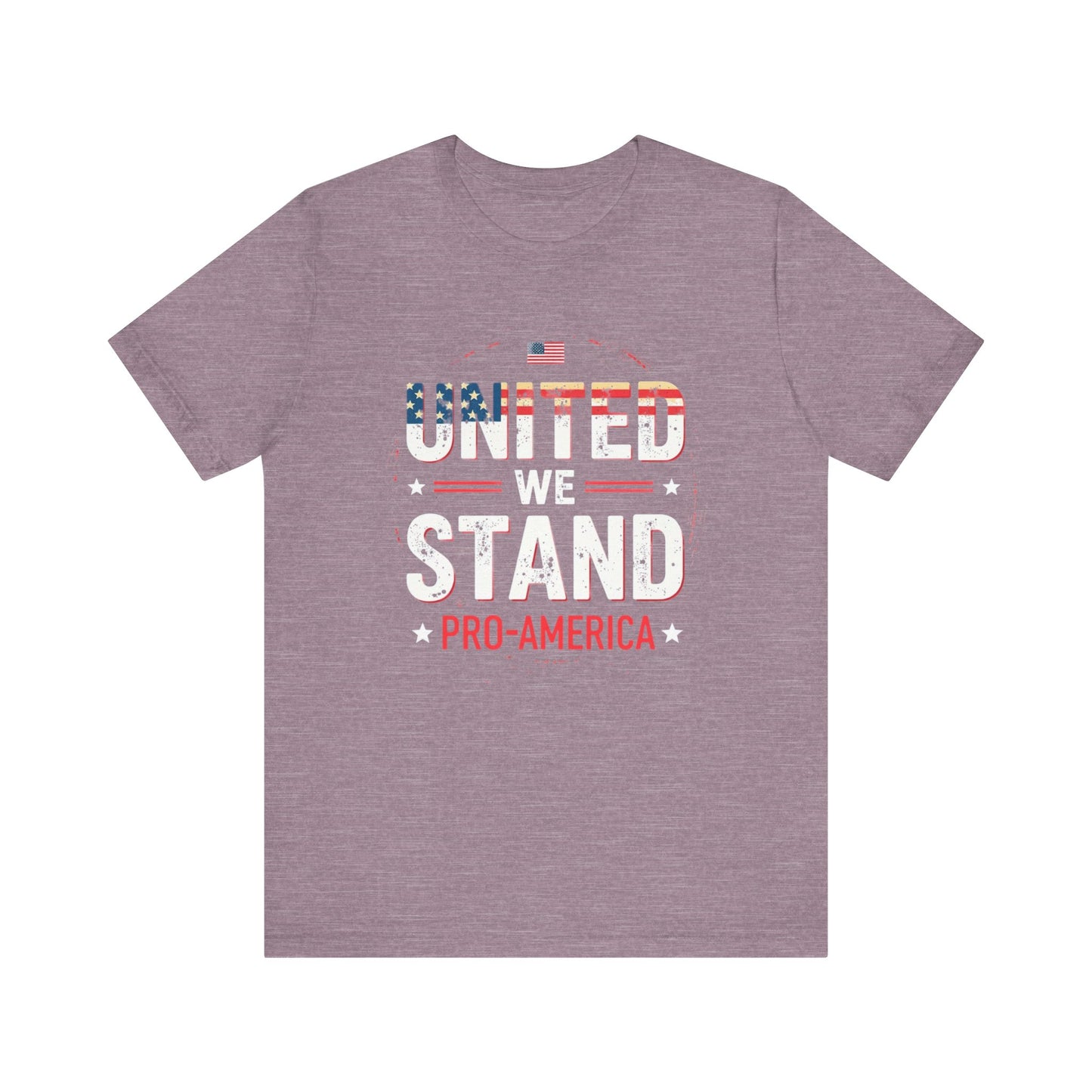United We Stand Pro-America Unisex Tee - Casual Patriotic Shirt - Psychonaut Swag