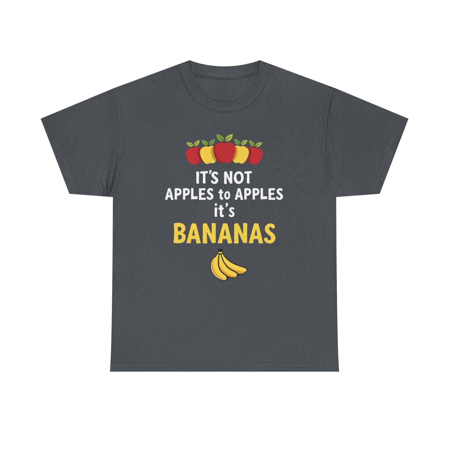 Funny Banana T-Shirt: It's Not Apples to Apples, Cute Graphic Tee for Food Lovers, Gift for Birthdays, Casual Wear, Humor Shirt - Psychonaut Swag