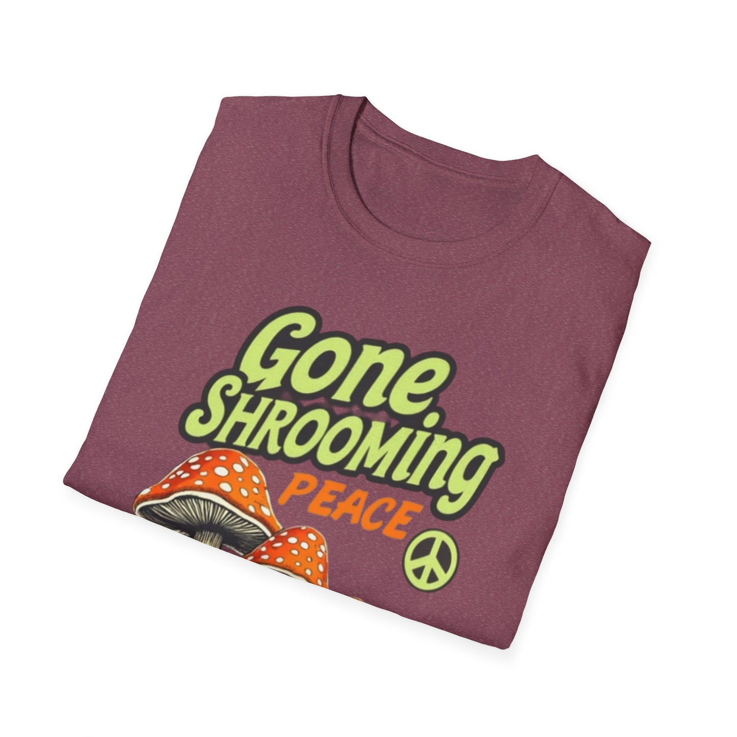 Gone Shrooming Unisex T-Shirt - Funny Mushroom Tee for Nature Lovers, Gift for Hikers, Campers, and Outdoor Enthusiasts