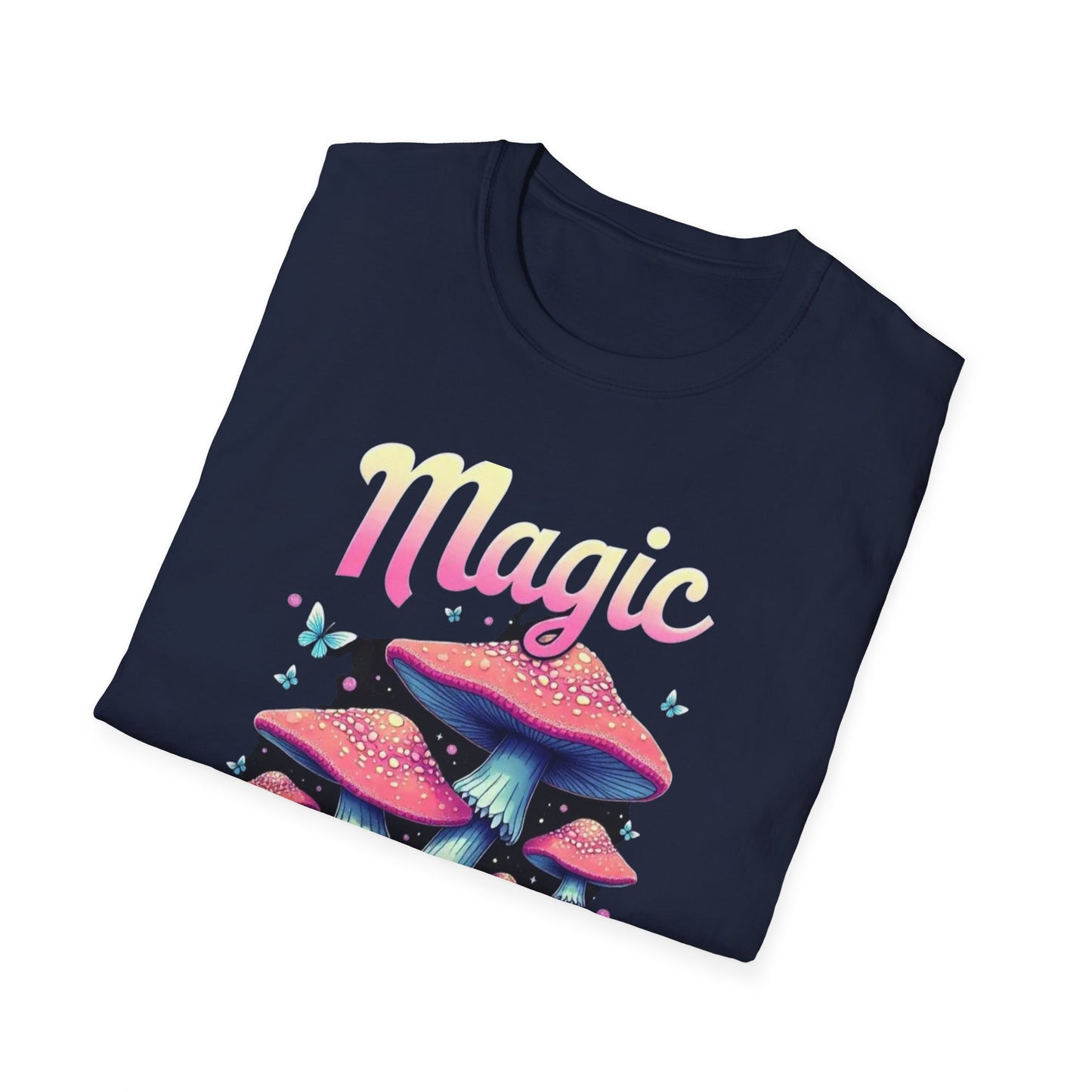 Magic Mushroom Unisex T-Shirt, Psychedelic Tee, Nature Lovers Gift, Trendy Graphic Shirt, Festival Wear, Eco-Friendly Apparel - Psychonaut Swag