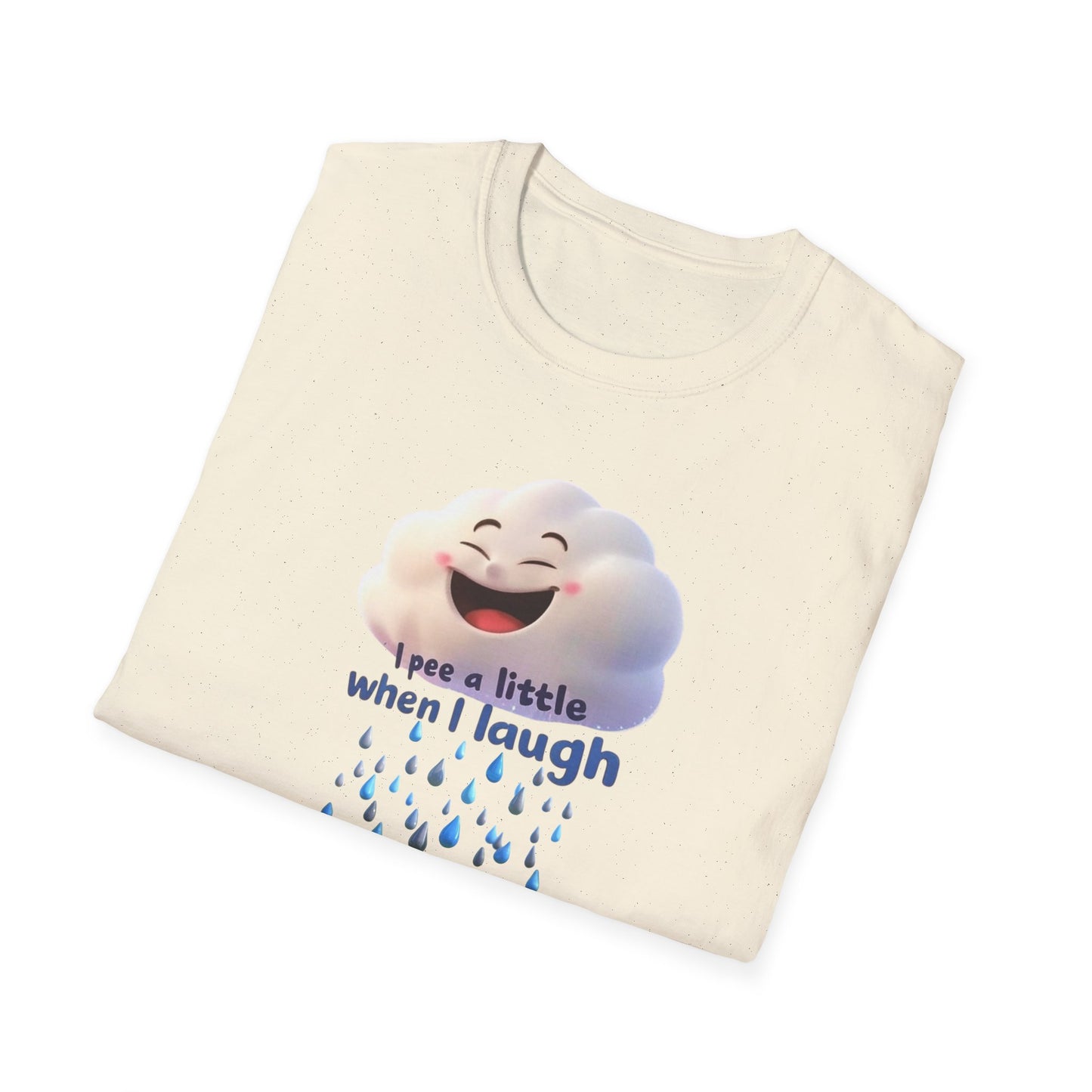 Cloud Laughing Causes Rains, Unisex Softstyle T-Shirt