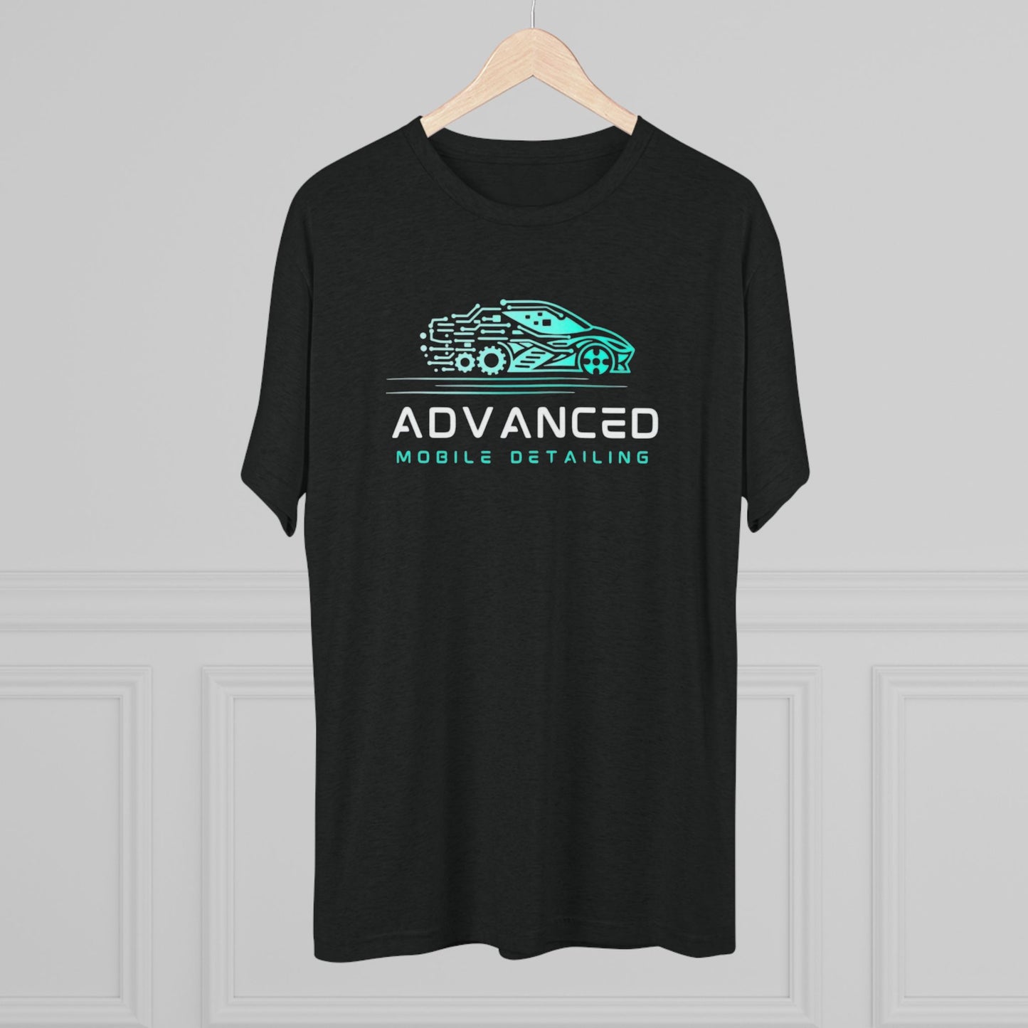 Advanced Mobile Detailing, Tri-blend, Tee | Car Enthusiast T-Shirt, Custom Auto Care Shirt, Gift for Car Lovers, Unique Vehicle Detailing Apparel