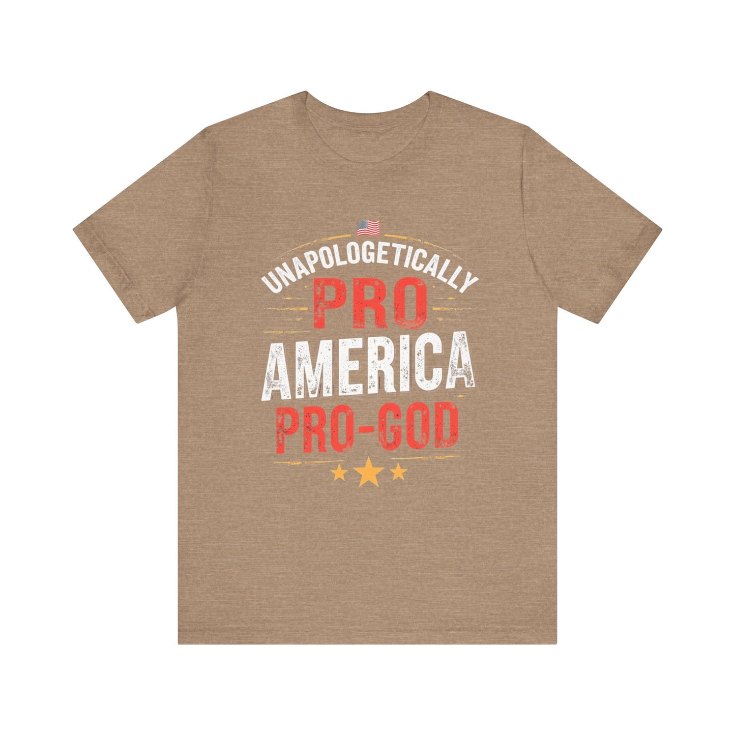Pro-America Pro-God Tee - Patriotic Jersey T-Shirt - Psychonaut Swag