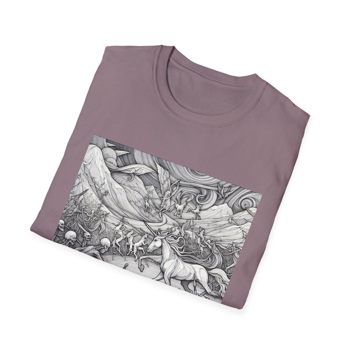 Unicorn Unisex Softstyle T-Shirt - Psychonaut Swag