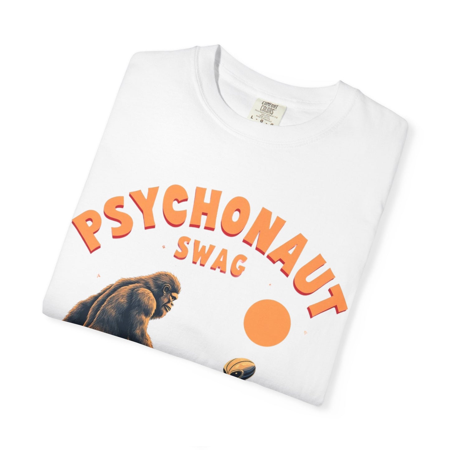 Alien vs Bigfoot, Psychonaut Swag Unisex T-Shirt, Funny Graphic Tee, Unique Gift for Gamers, Outdoor Lovers, Birthday, Casual Wear - Psychonaut Swag