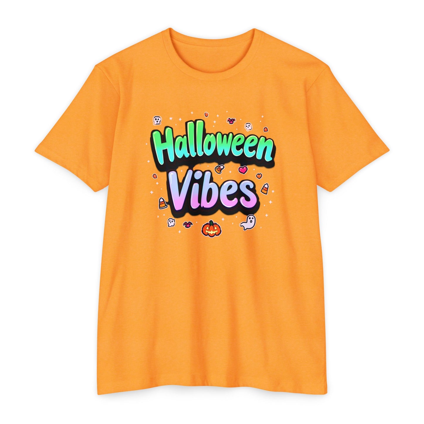 Halloween Vibes tee, Unisex T-Shirt, Spooky Graphic Tee, Fall Fashion, Halloween Costume, Casual Wear, Trick or Treat Shirt