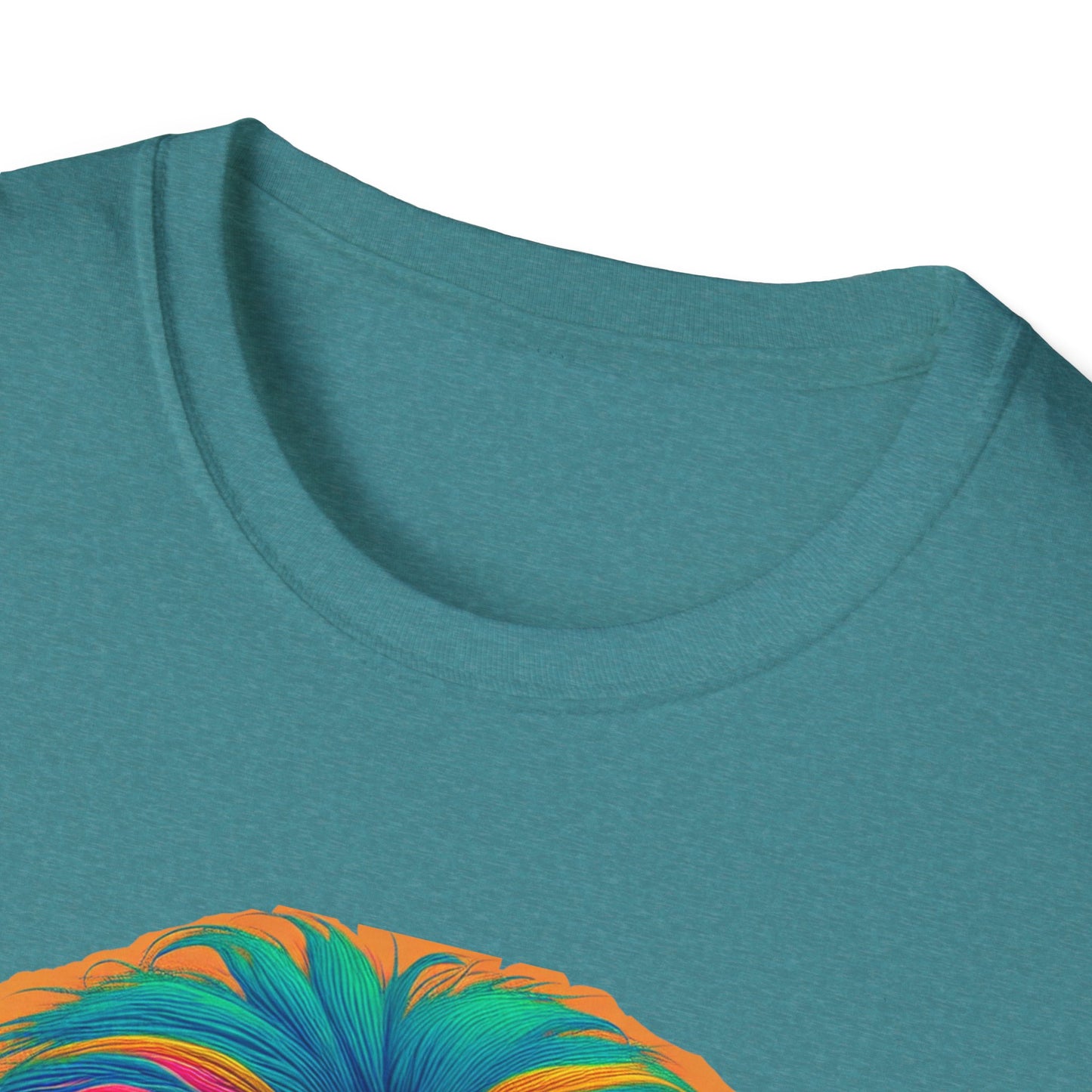Lion Lick, Mushroom tee, Unisex T-Shirt - Psychonaut Swag