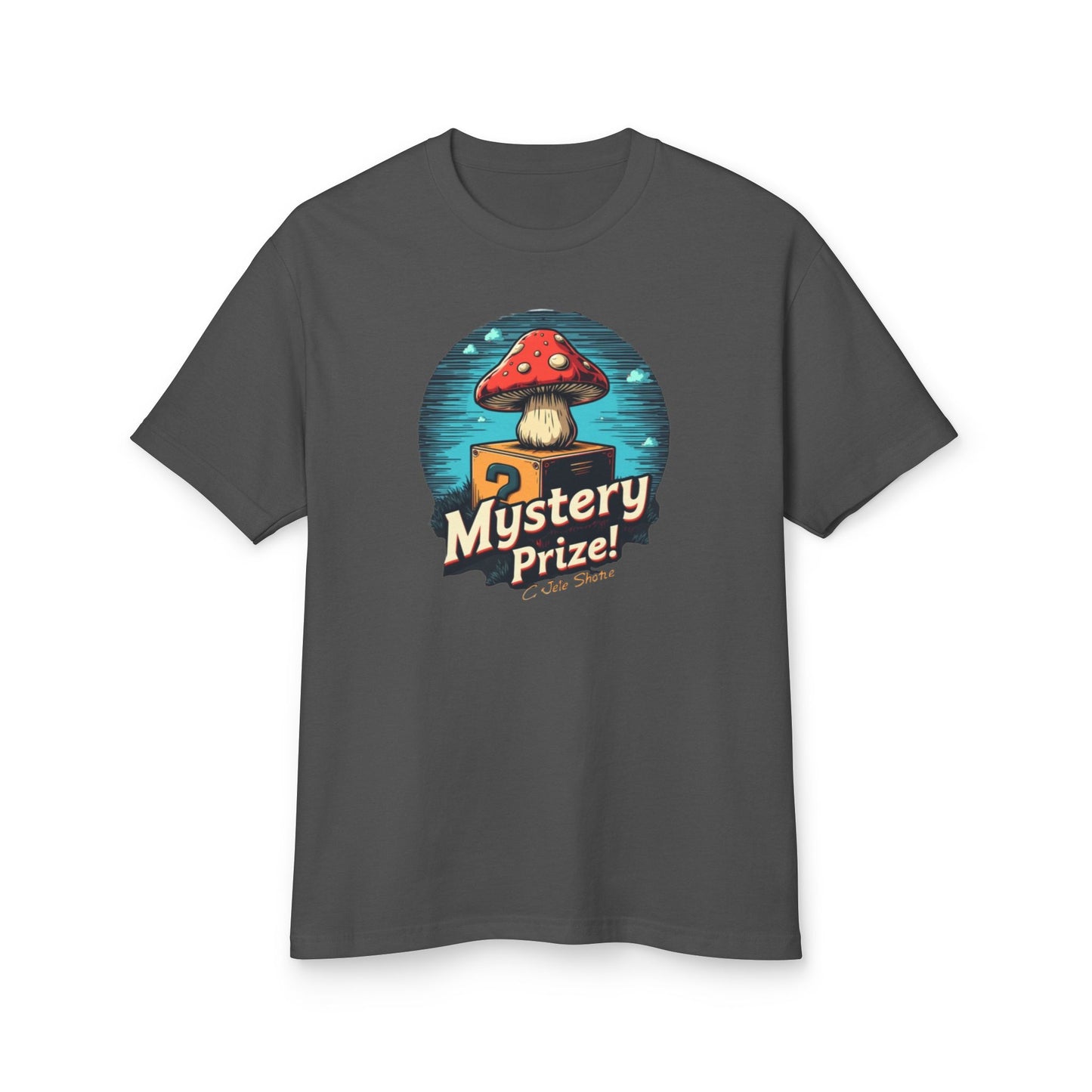 Questionable Mushroom Mystery Tee, Fun Gift for Gamers, Casual Style Shirt, Vintage Vibe Tee, Unisex Cotton Tee for Festivals - Psychonaut Swag