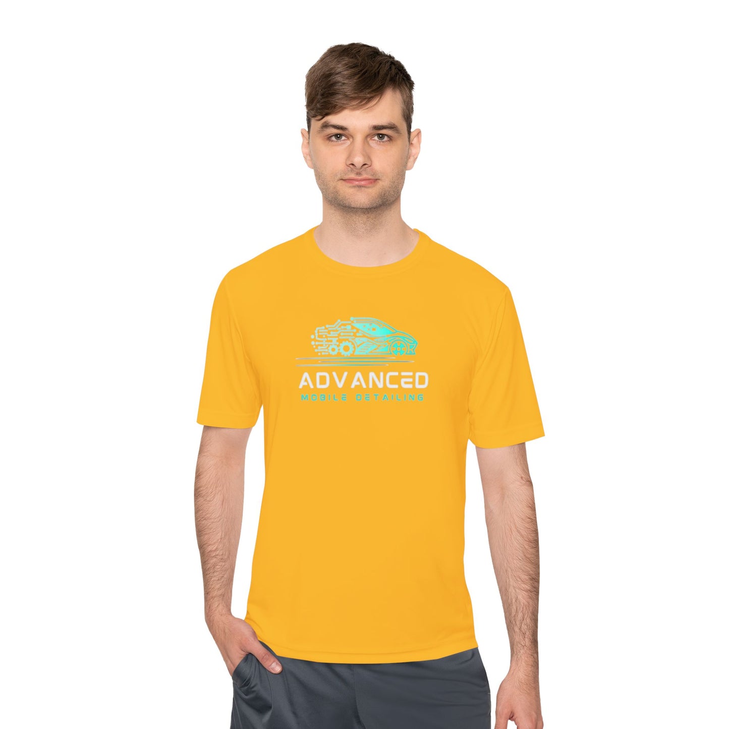 Mobile Detailing, Moisture Wicking Tee for Car Enthusiasts, Active Lifestyle Shirt, Advanced Mobile Detailing Tee, Sportswear Gift for Him, Fitness Apparel