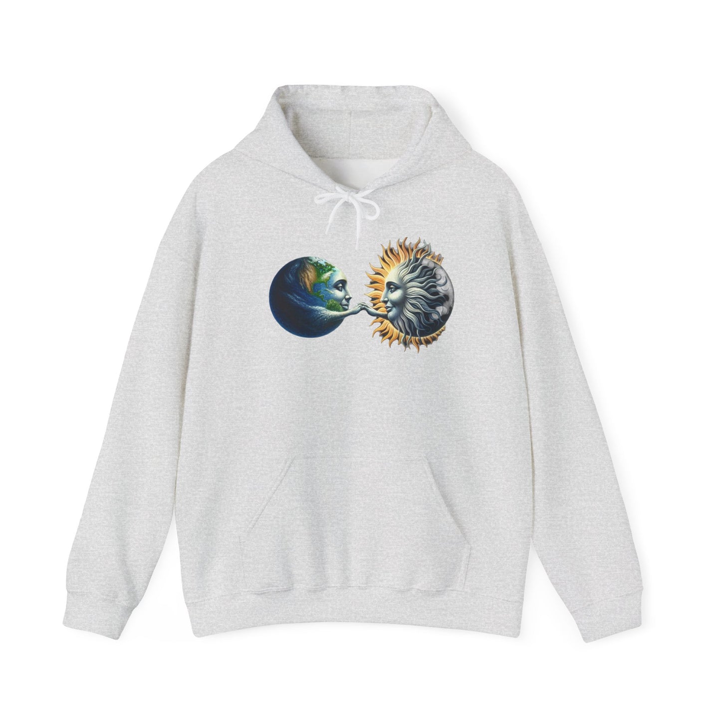 Sun-Locked Earth, High,Unisex Heavy Blend™ Hooded Sweatshirt - Psychonaut Swag