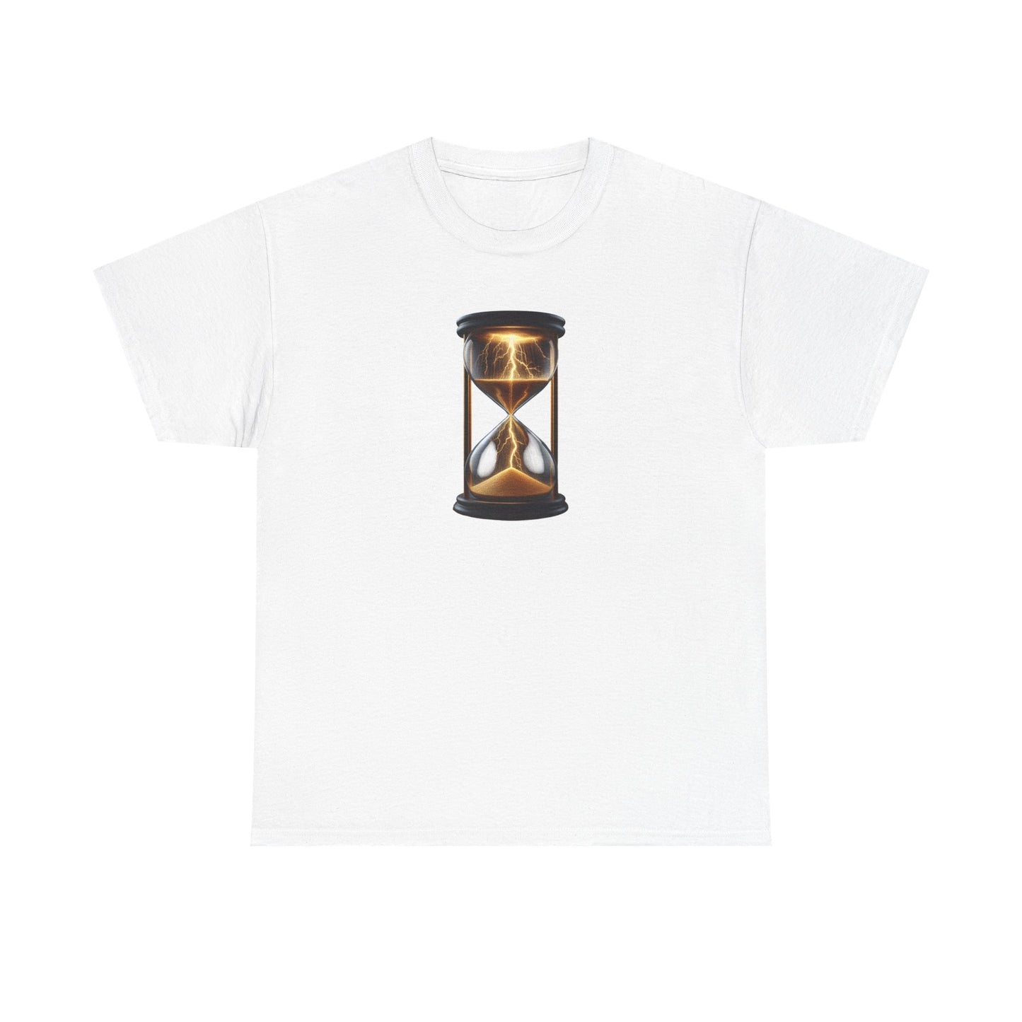 Static Time, Unisex Heavy Cotton Tee - Psychonaut Swag