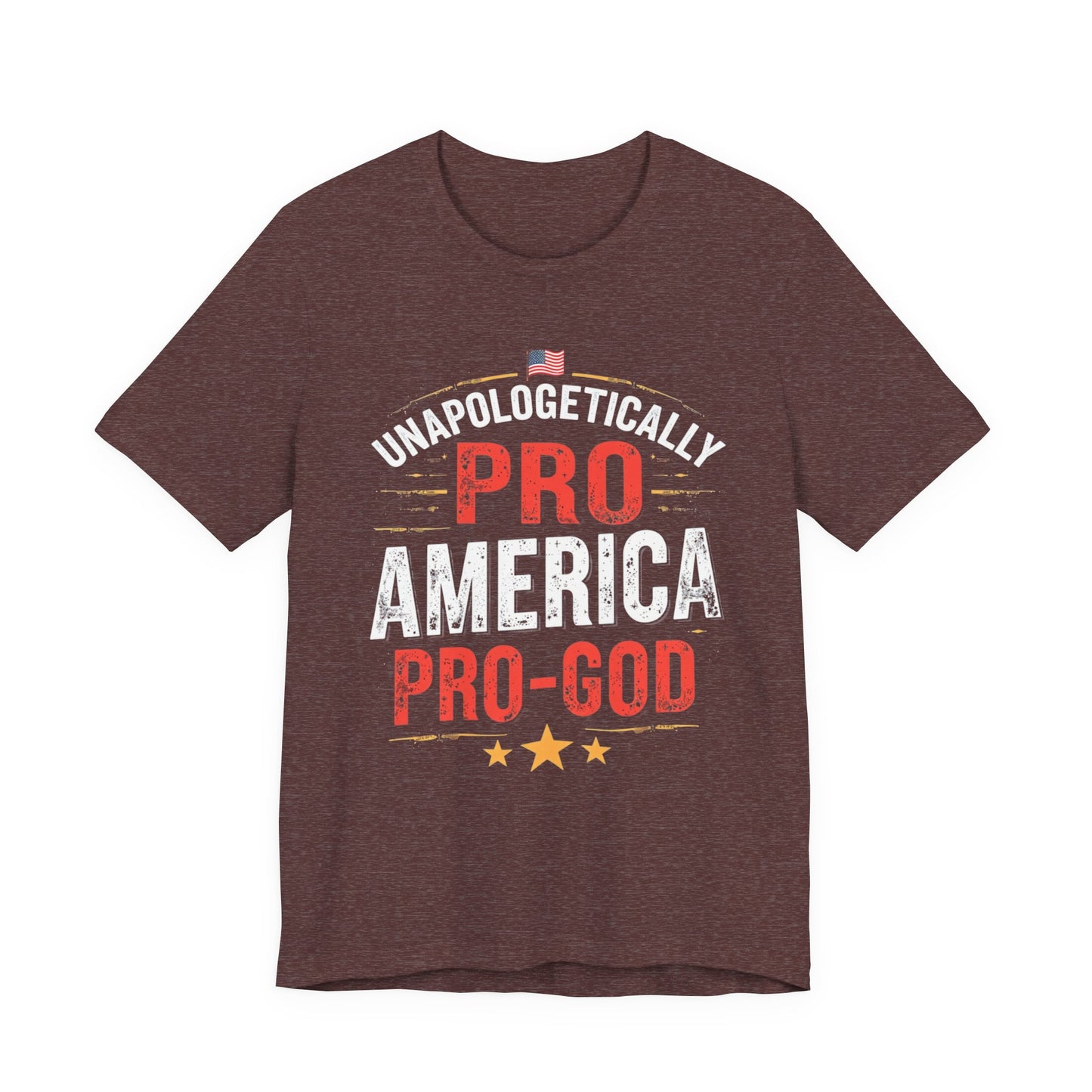 Pro-America Pro-God Tee - Patriotic Jersey T-Shirt - Psychonaut Swag