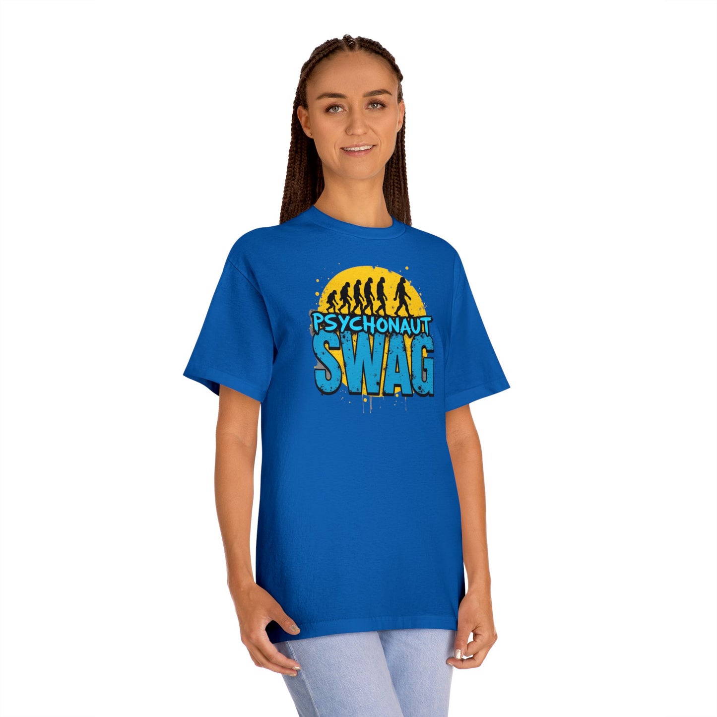 Psycho Swag Unisex Classic Tee - Trendy Graphic T-Shirt for Gamers & Psychonauts, Quirky Gift, Casual Wear, Unique Fashion - Psychonaut Swag