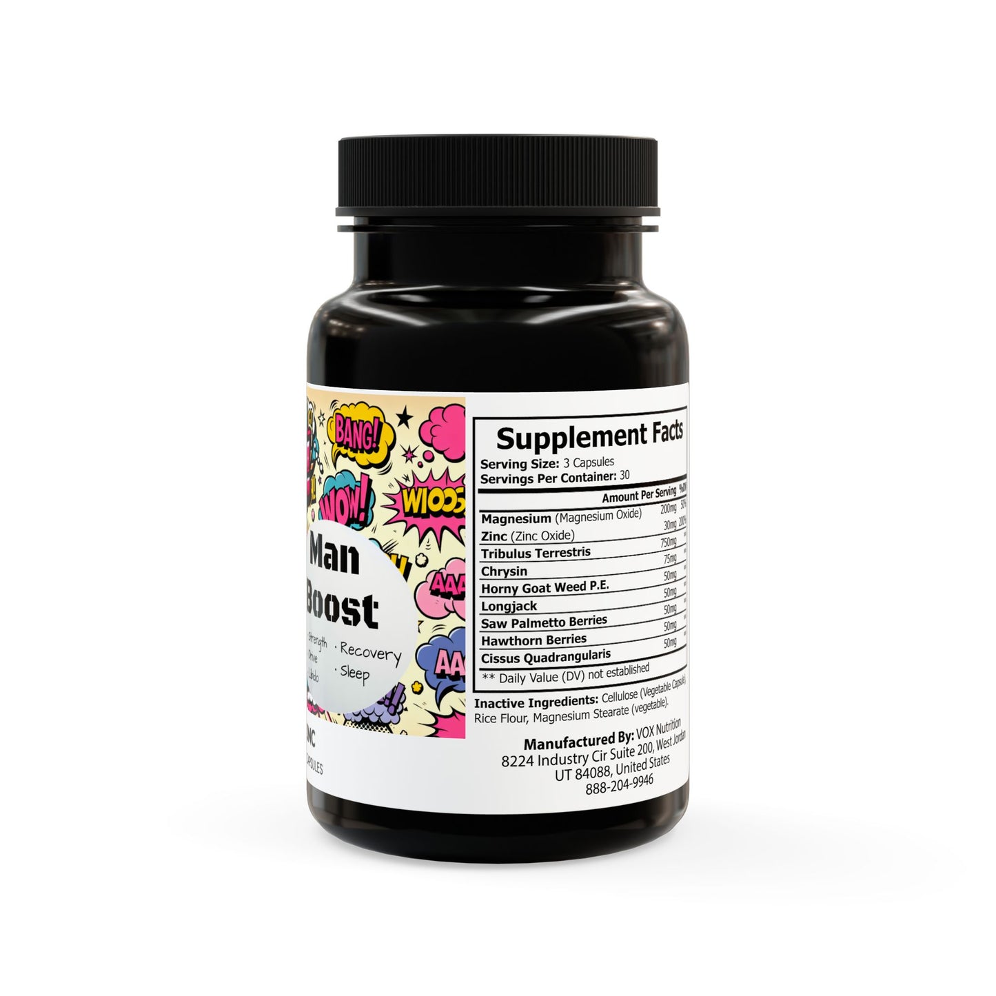 Man Boost (90 Capsules) - Psychonaut Swag