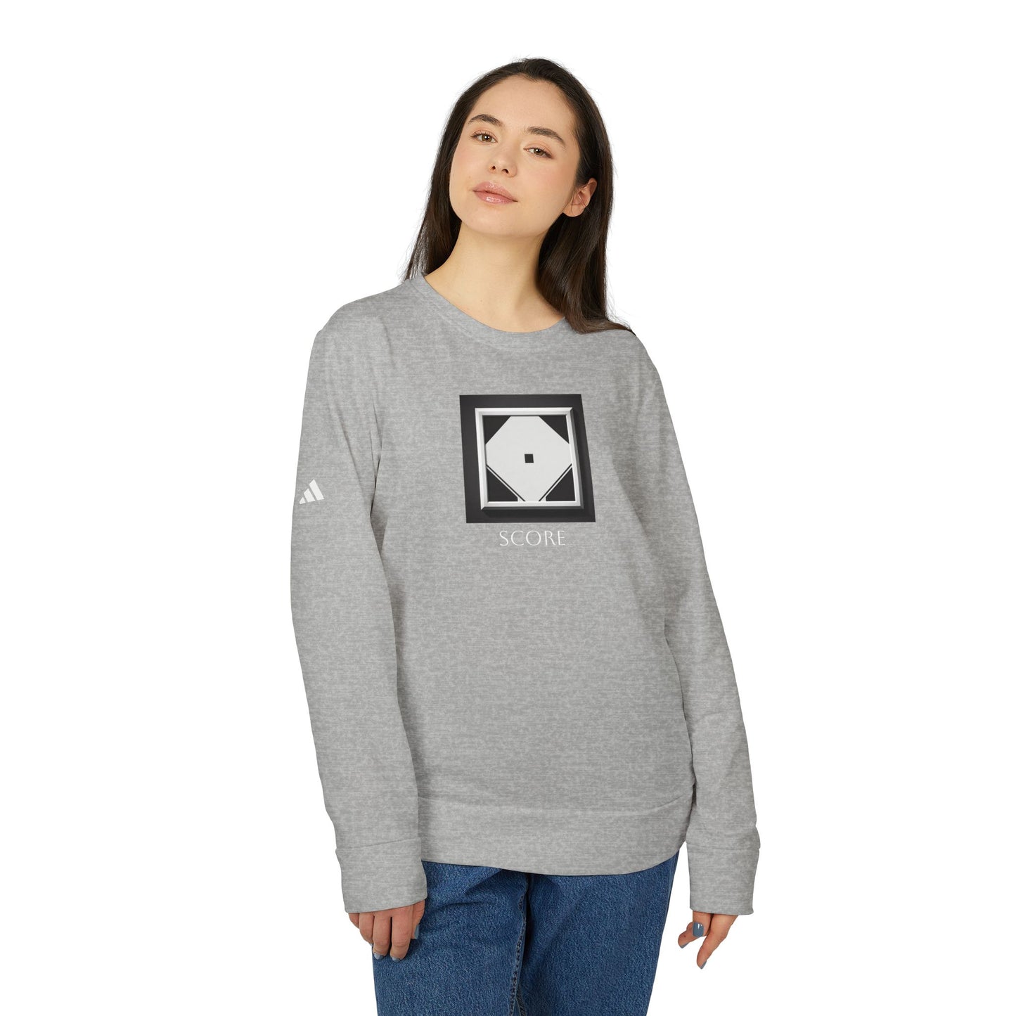 Score, adidas Unisex Fleece Crewneck Sweatshirt - Psychonaut Swag