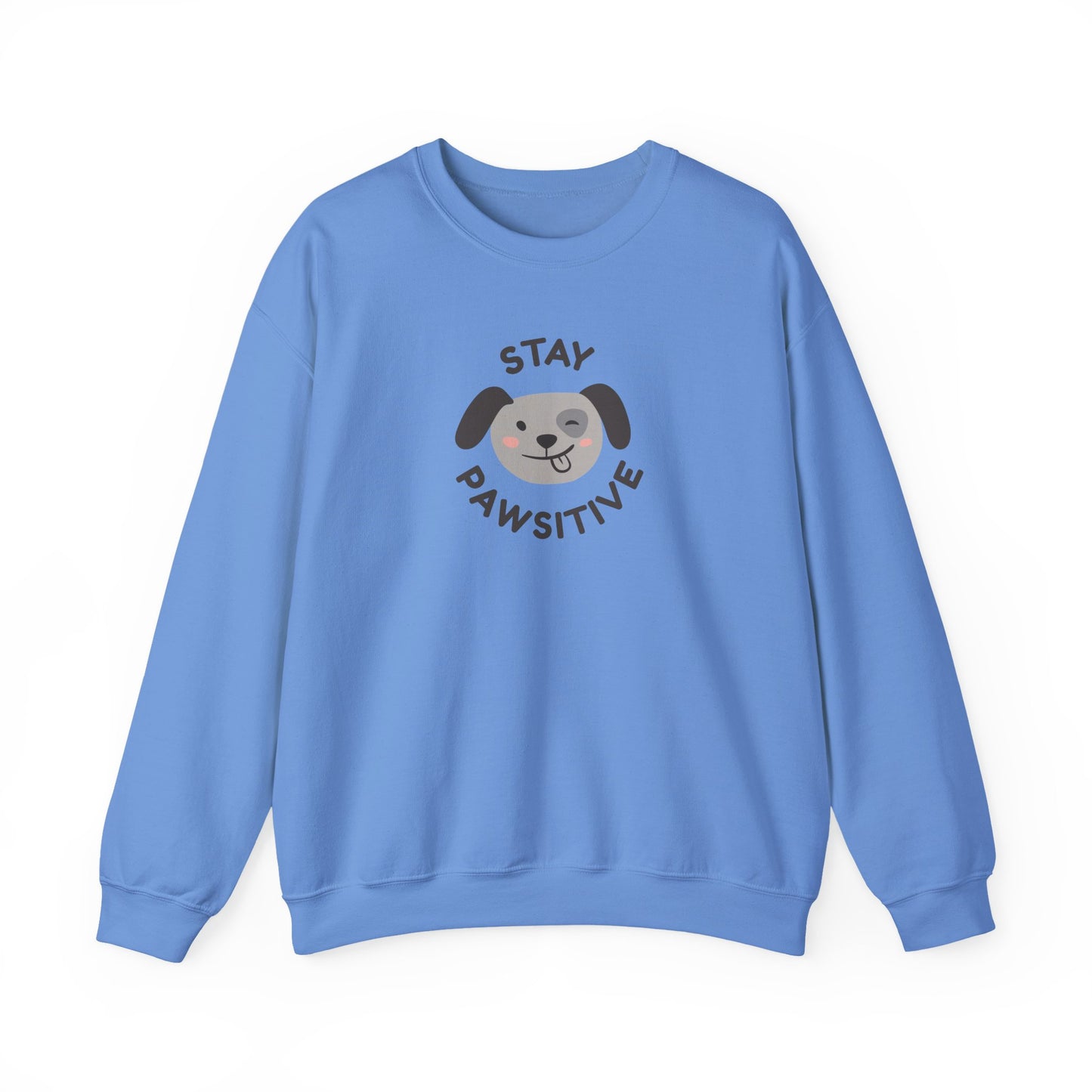 Stay Pawsitive Unisex Heavy Blend™ Crewneck Sweatshirt - Psychonaut Swag