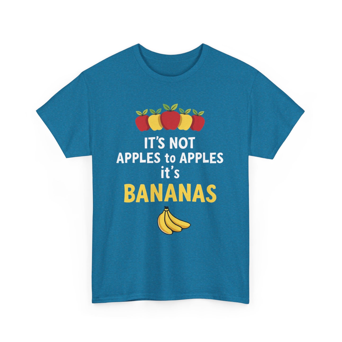 Funny Banana T-Shirt: It's Not Apples to Apples, Cute Graphic Tee for Food Lovers, Gift for Birthdays, Casual Wear, Humor Shirt - Psychonaut Swag