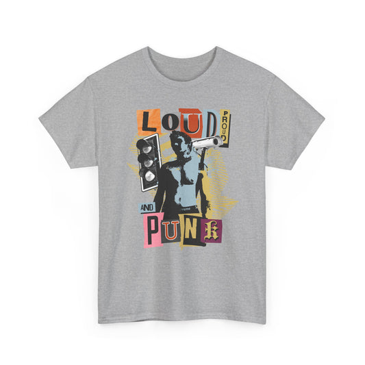 Punk Rock 'Loud' Graphic Tee — Vintage Concert Band Shirt