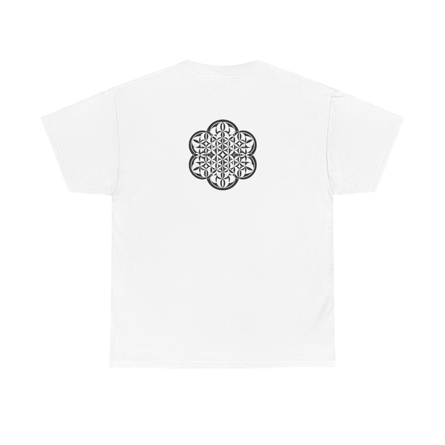 Psychonaut Staple, Flower of life, Unisex Heavy Cotton Tee - Psychonaut Swag