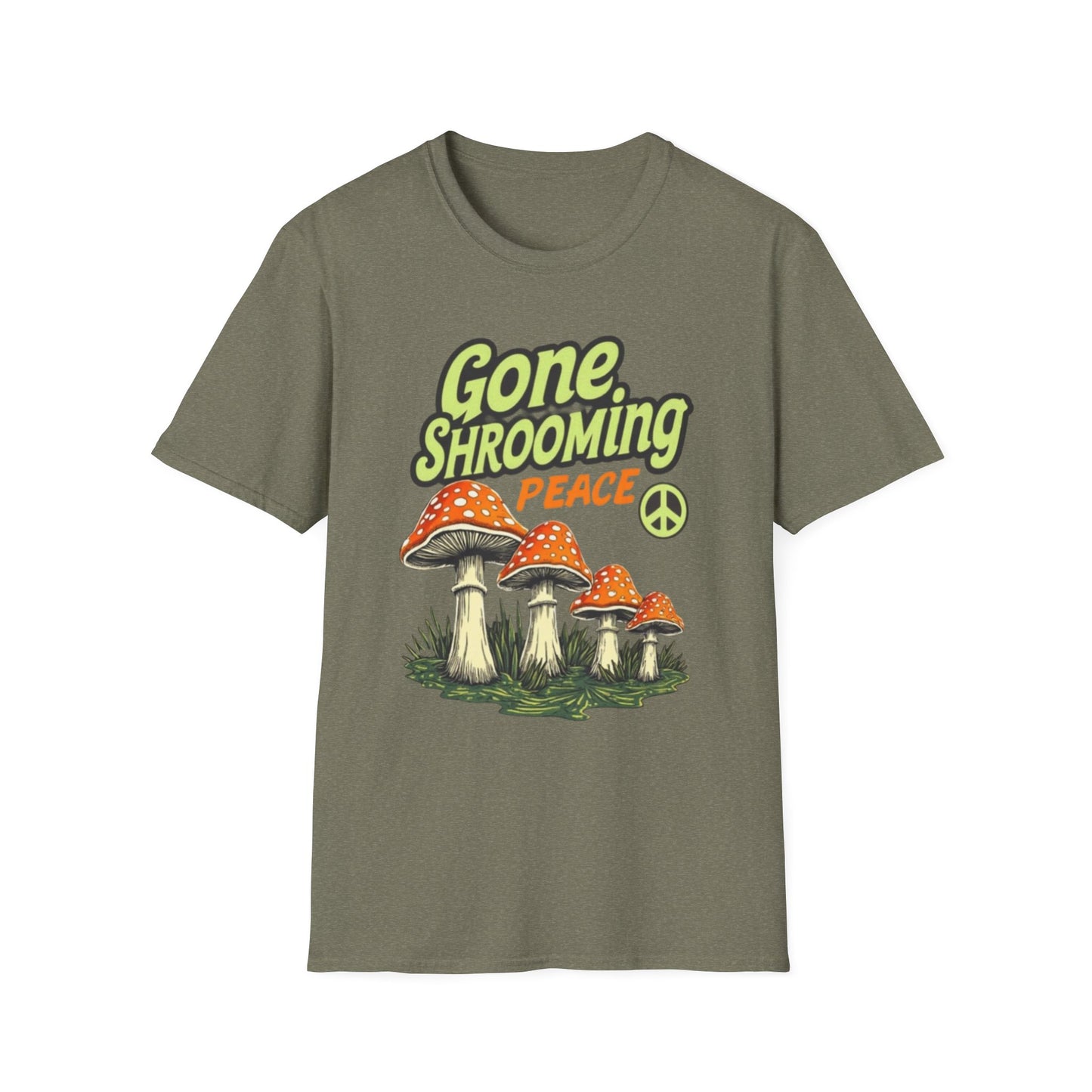 Gone Shrooming Unisex T-Shirt - Funny Mushroom Tee for Nature Lovers, Gift for Hikers, Campers, and Outdoor Enthusiasts - Psychonaut Swag
