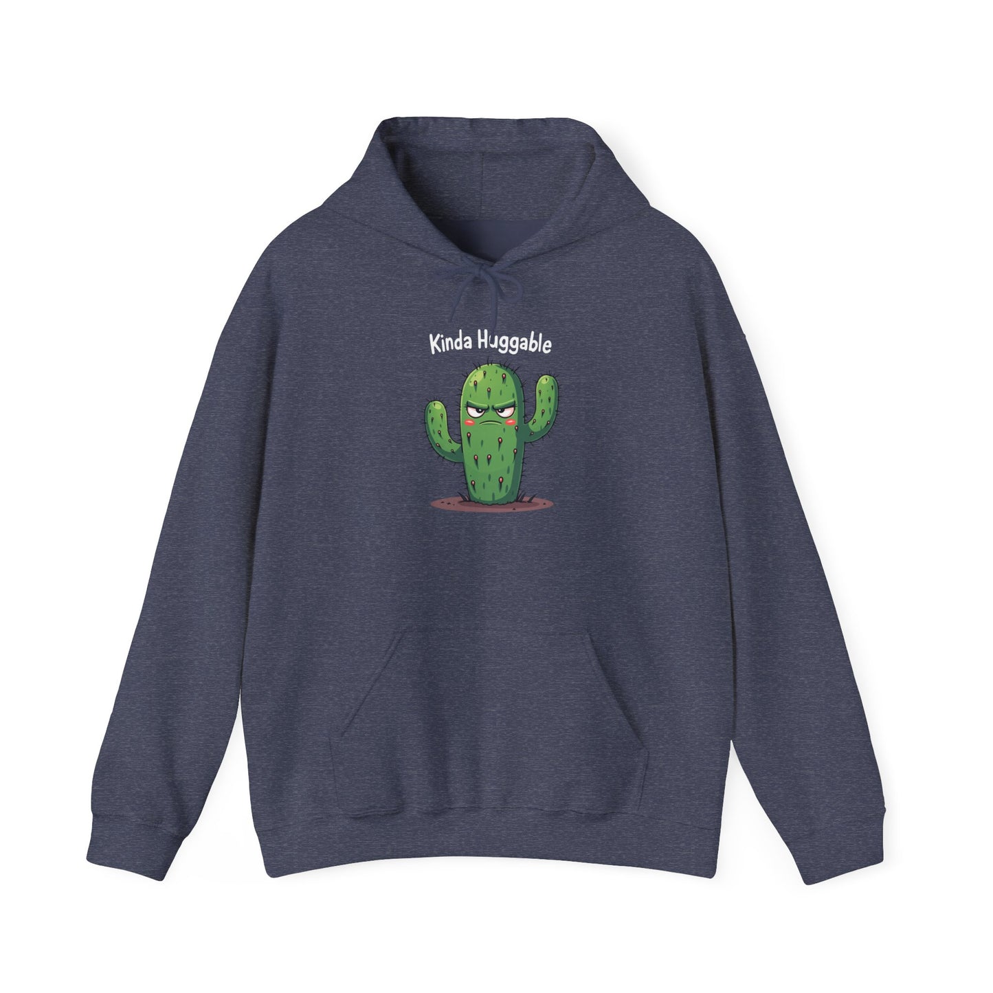 Kinda Huggable, Unisex Heavy Blend Sweatshirt, Comfy Gift, Funny Plant Lover Apparel, Perfect for Casual Outings, Spring Celebration - Psychonaut Swag