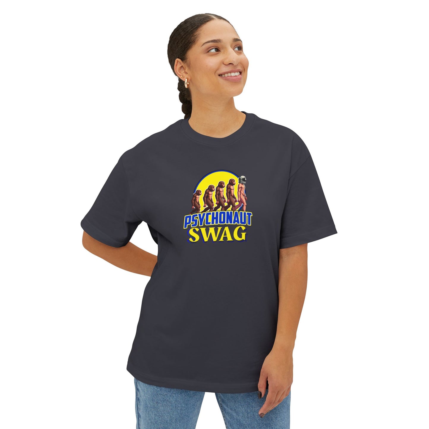 Psychonaut swag, small biz, Boxy Tee, Oversized Tee, Unisex T-Shirt, Casual Wear, Gift for Gamers, Streetwear Fashion, Summer Style