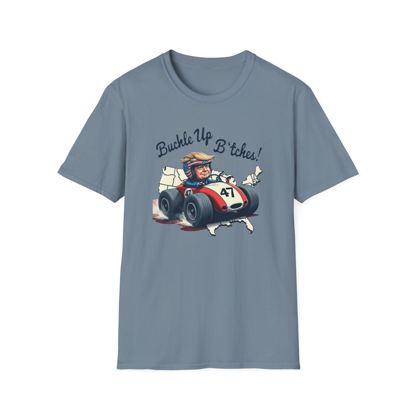 Buckle Up B*tches Unisex T-Shirt, Funny Graphic Tee, Racing Enthusiast Gift, Casual Wear, Birthday Apparel - Psychonaut Swag