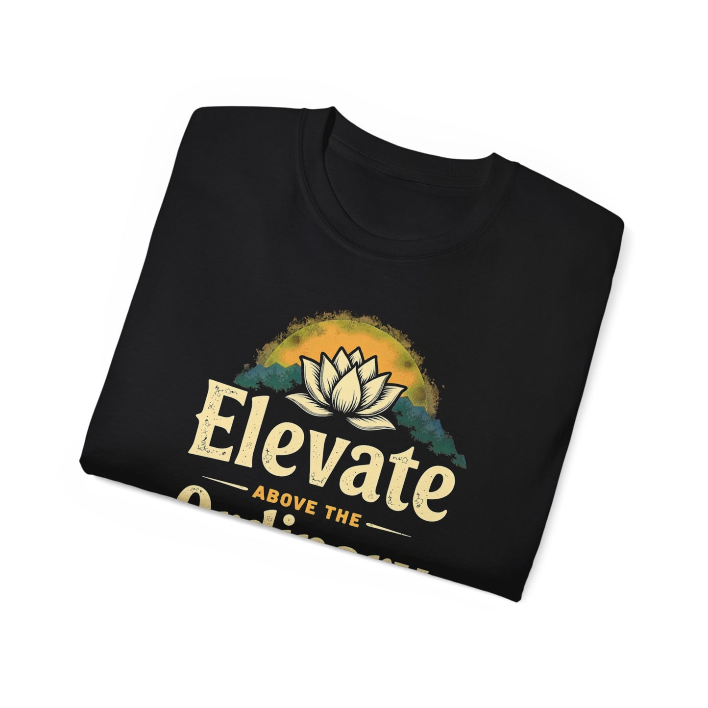 Inspirational Unisex Ultra Cotton Tee - 'Elevate Above the Ordinary' - Psychonaut Swag