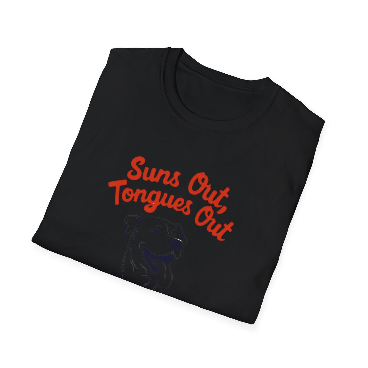 Suns Out, Tongues Out T-Shirt – Unisex Summer Tee, Dog Lovers Gift, Casual Wear, Cute Pet Shirt, Animal Lover Apparel - Psychonaut Swag