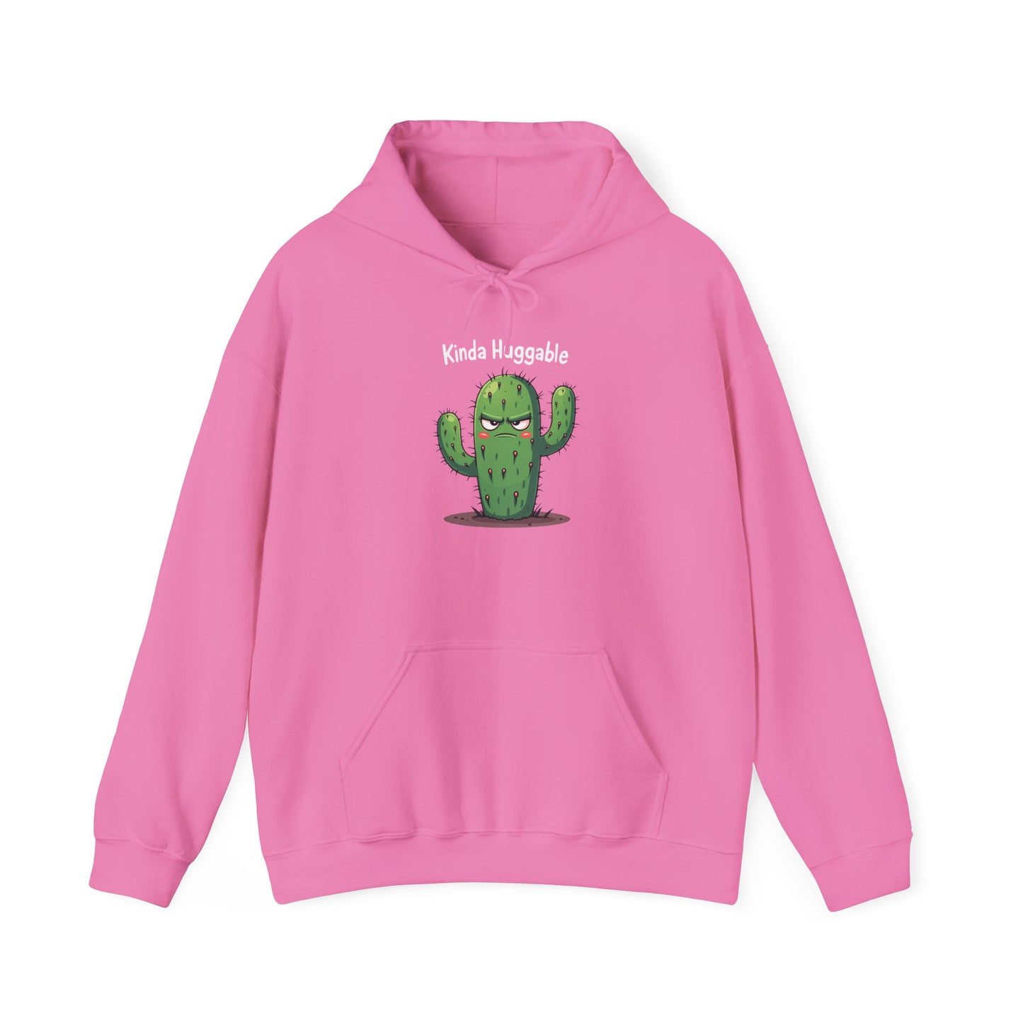 Kinda Huggable, Unisex Heavy Blend Sweatshirt, Comfy Gift, Funny Plant Lover Apparel, Perfect for Casual Outings, Spring Celebration - Psychonaut Swag