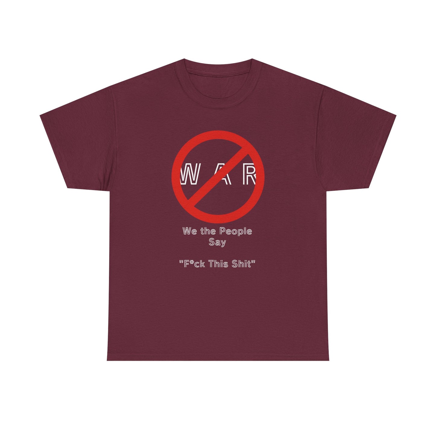 No War, Unisex Heavy Cotton Tee - Psychonaut Swag