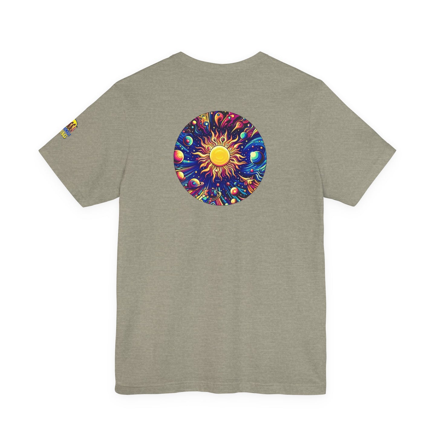 Psychonaut Staple solar system, Unisex Jersey Short Sleeve Tee - Psychonaut Swag