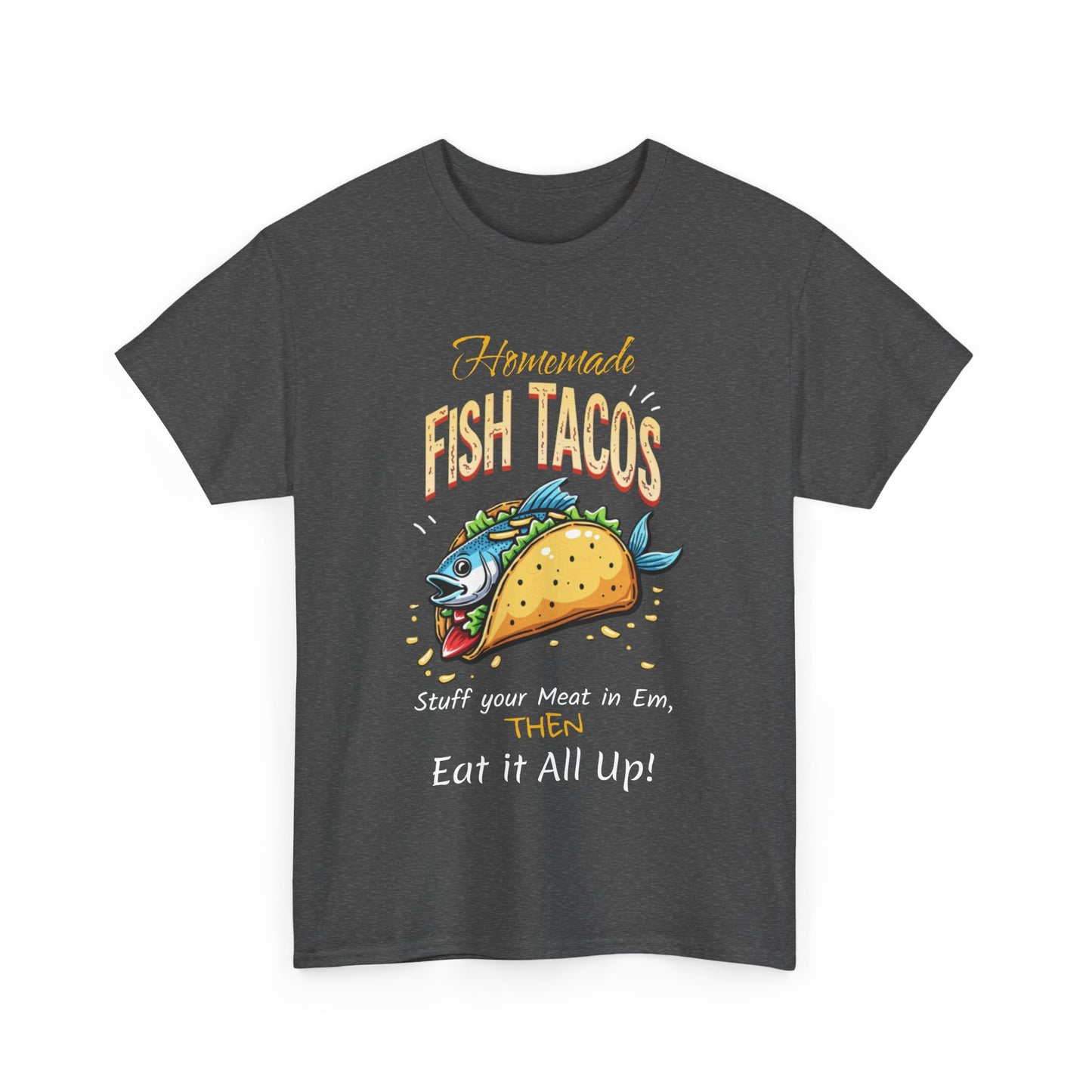 Fish Tacos Unisex Cotton Tee - Perfect for Food Lovers & Taco Tuesday - Psychonaut Swag