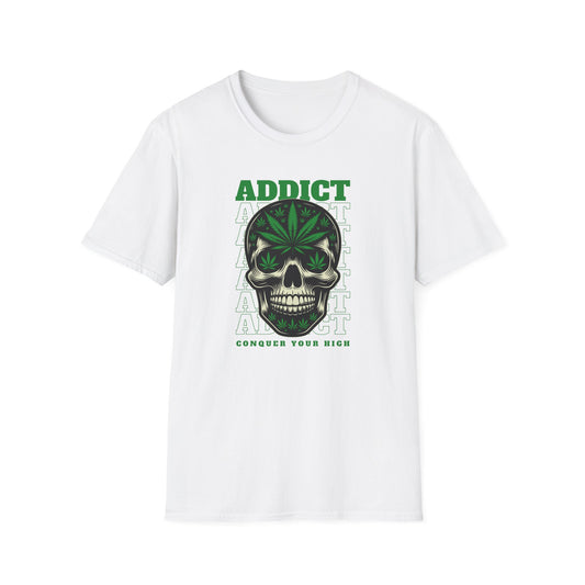 Cannabis Addict T-Shirt — Funny Marijuana Graphic Tee