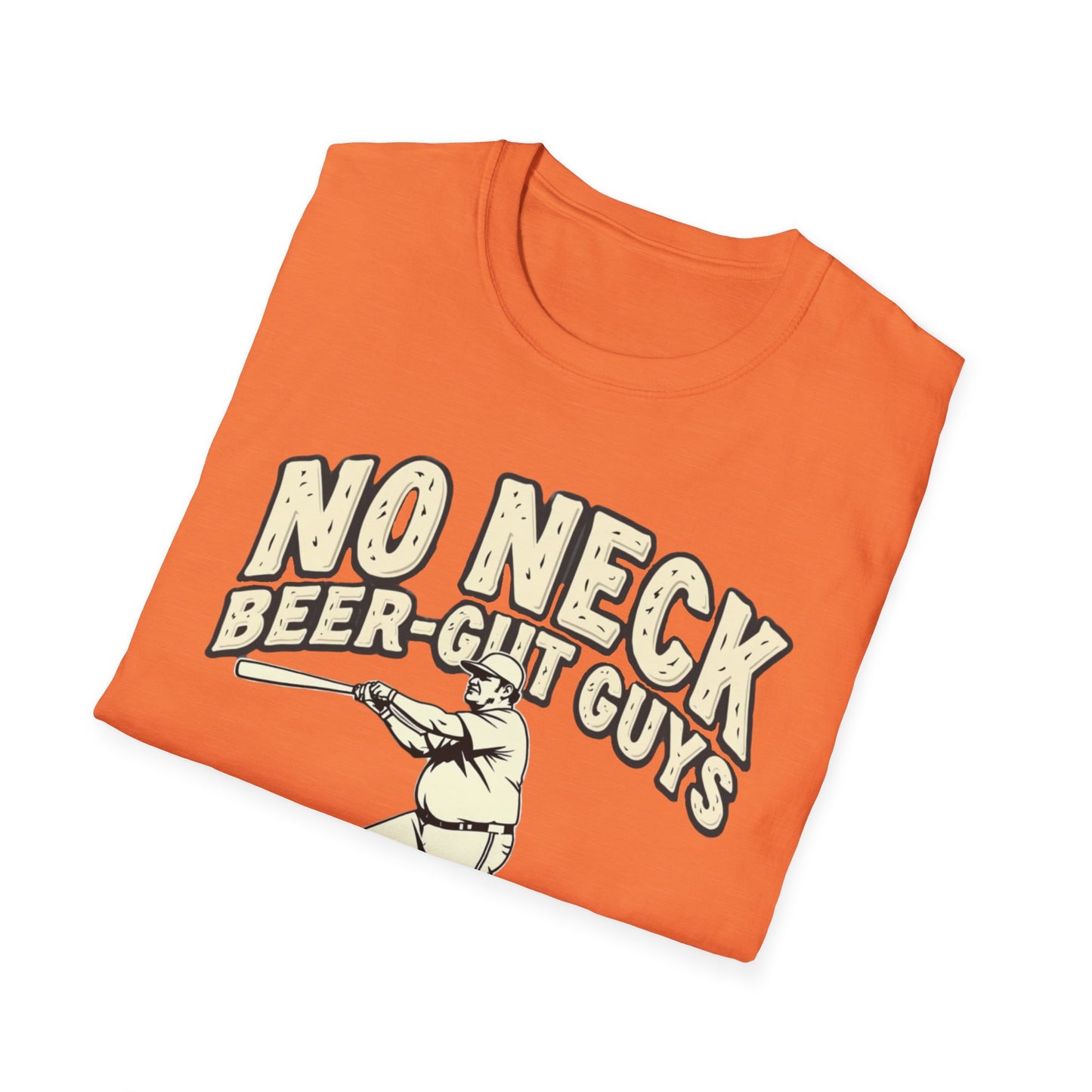 No Neck Beer Gut Guys T-Shirt | Unisex Softstyle Tee, Humor Apparel, Funny Gift for Beer Lovers, Casual Wear, Funny Saying Shirt - Psychonaut Swag
