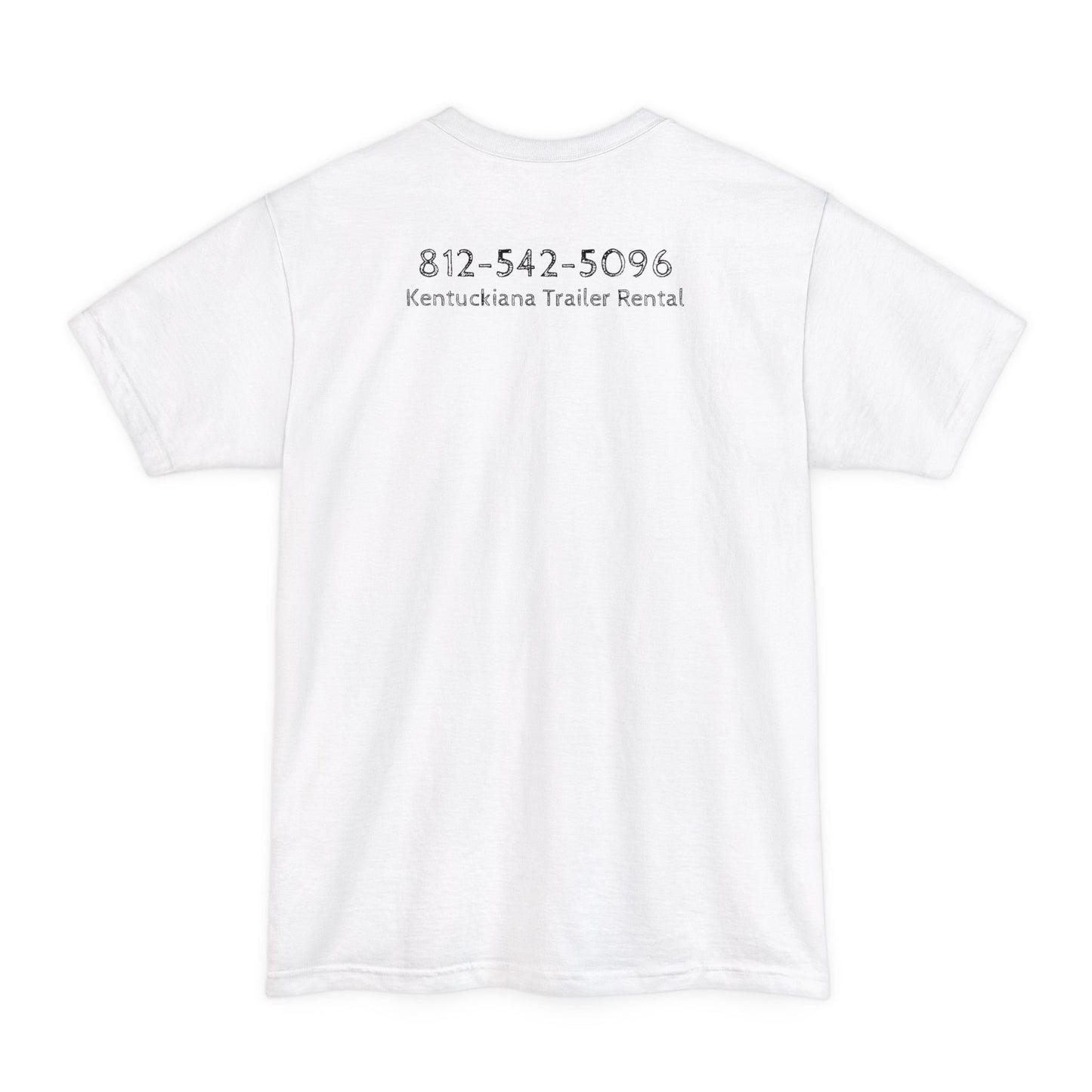 Tall mock1, Kentuckiana small biz swag, T-Shirt | Casual Souvenir Tee, Road Trip Gear, Gift for Trailer Owners, Fun Outdoor Wear, Unisex Apparel