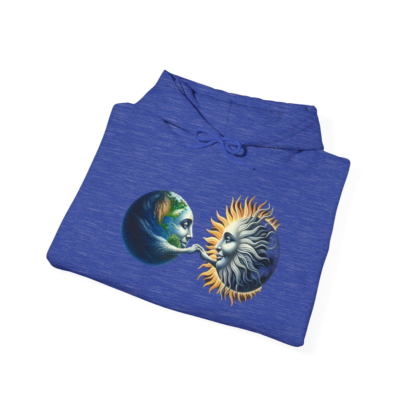 Sun-Locked Earth, High,Unisex Heavy Blend™ Hooded Sweatshirt - Psychonaut Swag