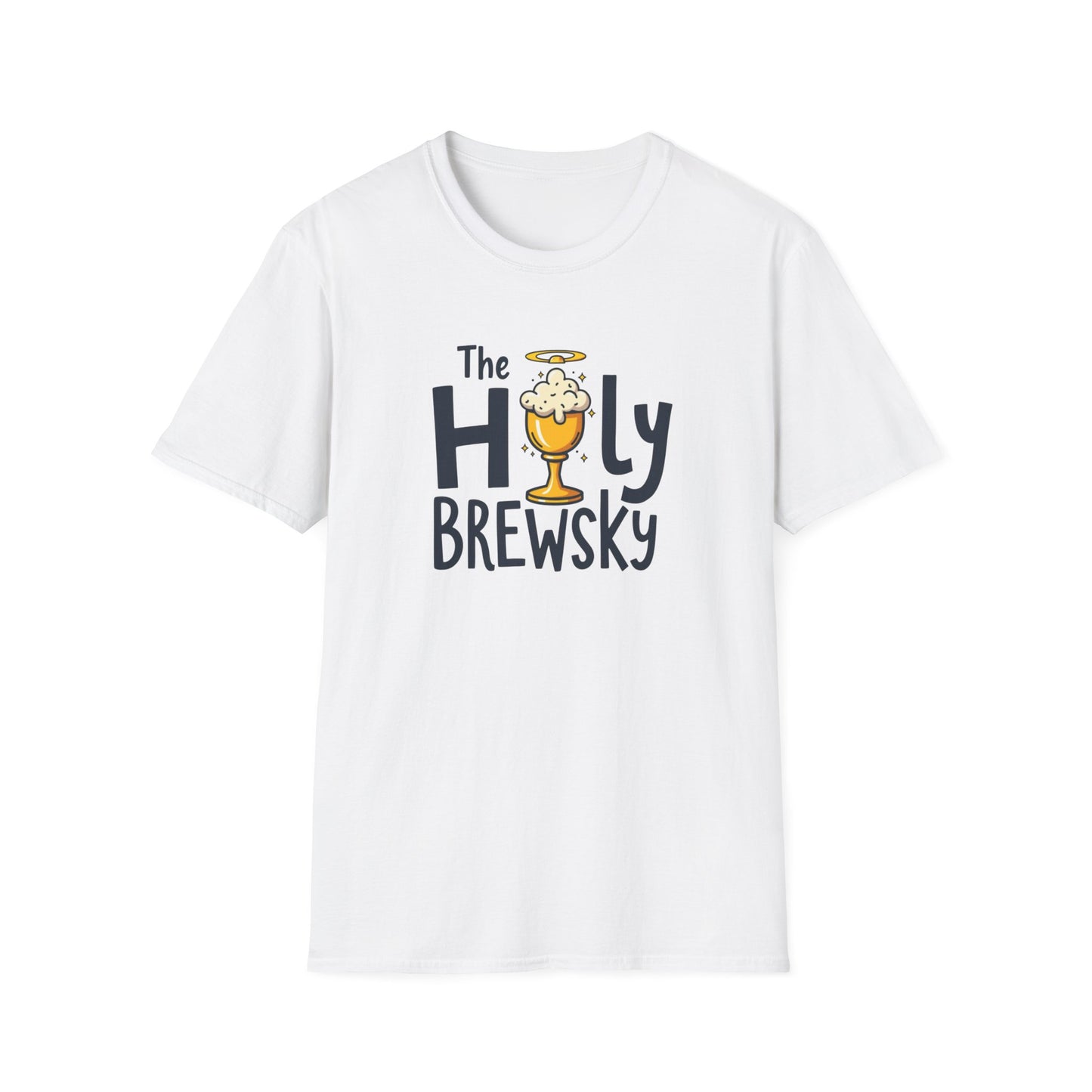 Holy Brewski Unisex T-Shirt, Funny Beer Tee, Gift for Beer Lovers, Party Shirt, Casual Wear, Birthday Gift - Psychonaut Swag