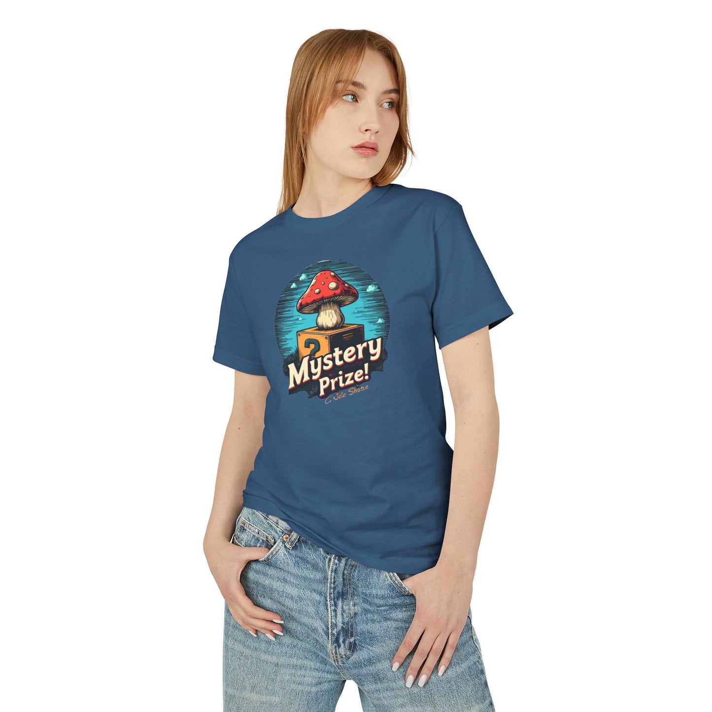 Questionable Mushroom Mystery Tee, Fun Gift for Gamers, Casual Style Shirt, Vintage Vibe Tee, Unisex Cotton Tee for Festivals - Psychonaut Swag