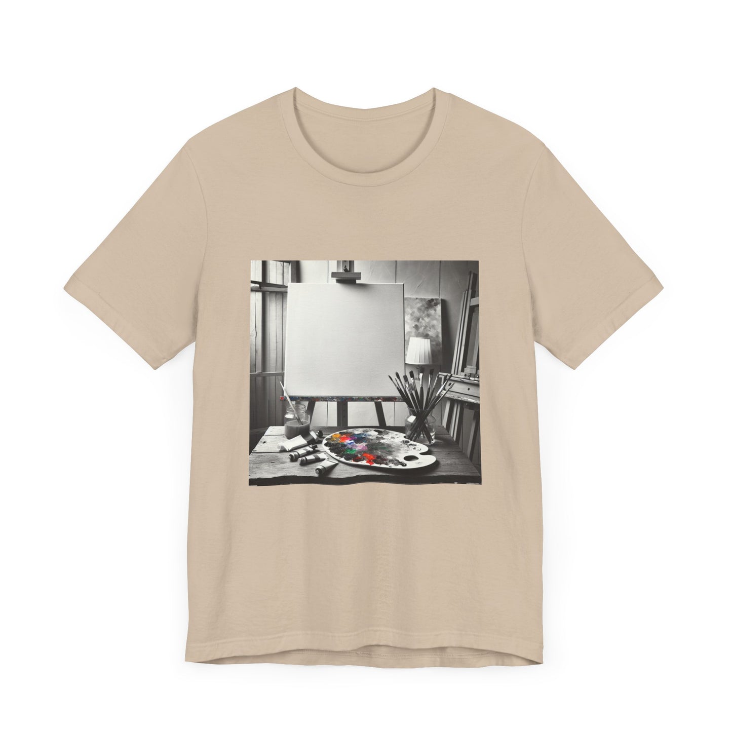 Artistic Unisex Tee - The Anticipation of a Blank Canvas - Psychonaut Swag