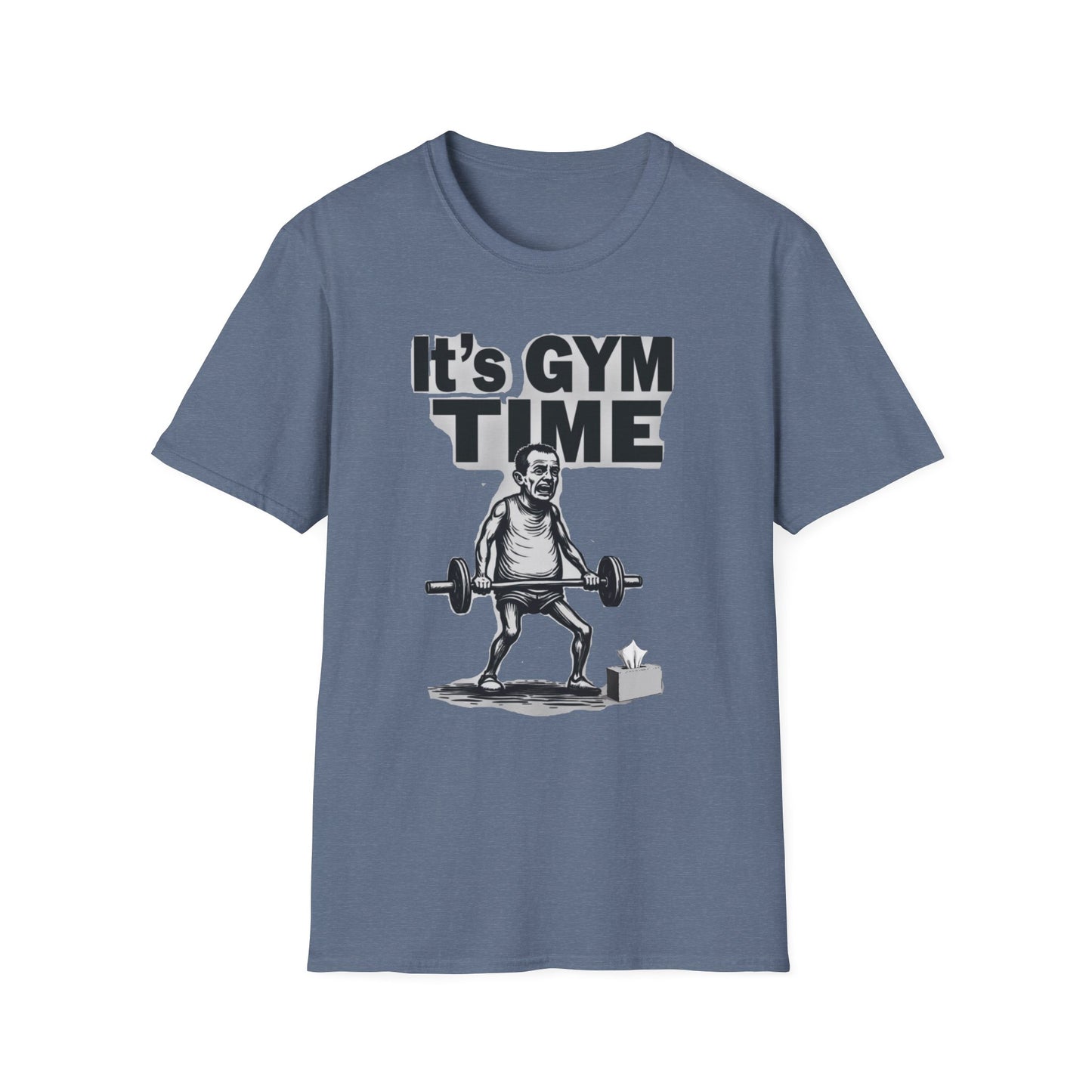 It's Gym Time T-Shirt, Motivational Workout Shirt, Fitness Apparel, Gift for Gym Lovers, Casual Sport Tee - Psychonaut Swag