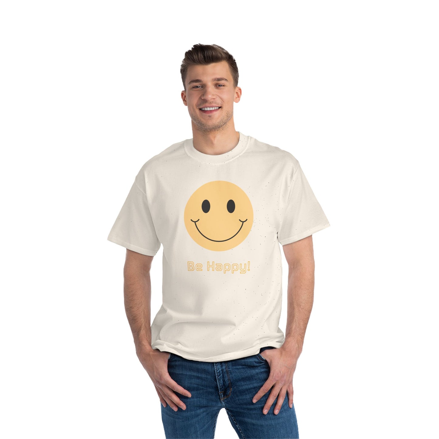 Be Happy, Beefy-T® Short-Sleeve T-Shirt - Psychonaut Swag